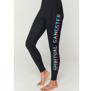 ✨Spiritual Gangster Rainbow Logo Leggings✨